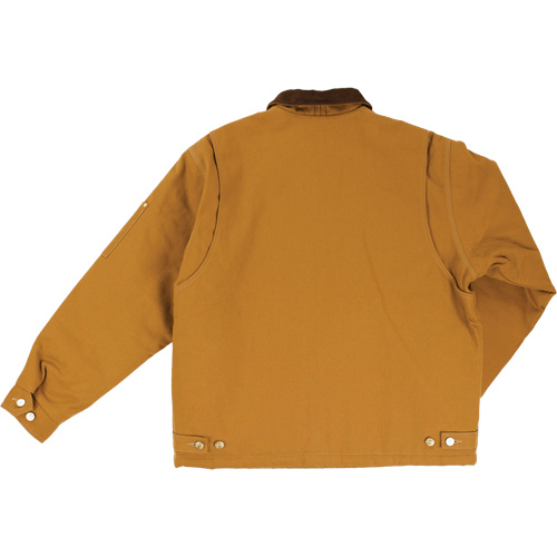 Duck Chore Jacket, Men's, Medium (Tall), Brown Helyx Safety & Industrial Supplies