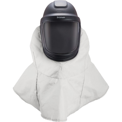 Casque de protection avec bavette longue jetable Primair s&eacute;rie 900, Standard, Casque rigide, Bavette Simple Helyx Safety & Industrial Supplies