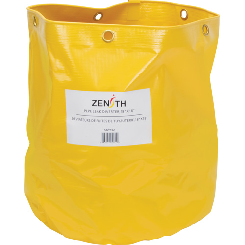 D&eacute;viateur de fuite de tuyauterie, 1,5' lo x 1,5' la, PEHD Helyx Safety & Industrial Supplies