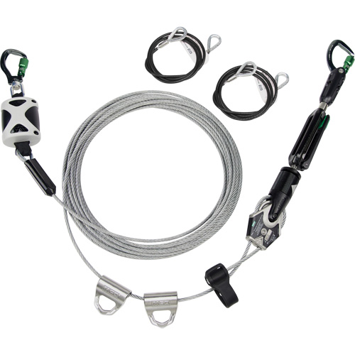 Temporary Horizontal Lifeline, Galvanized Cable Helyx Safety & Industrial Supplies