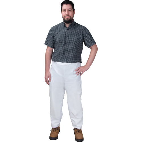 Pantalon jetable, Microporeux, Petit, Blanc Helyx Safety & Industrial Supplies