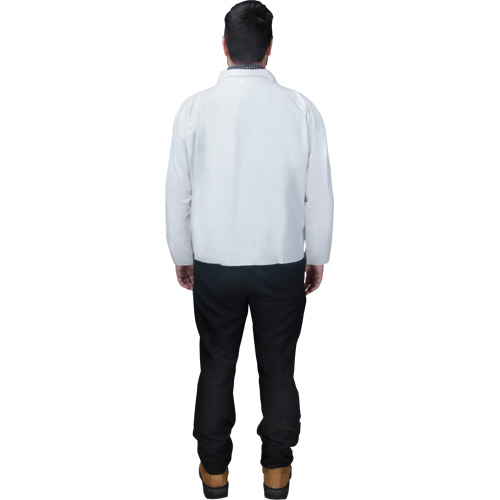 Chemise jetable, Microporeux, Petit, Blanc Helyx Safety & Industrial Supplies