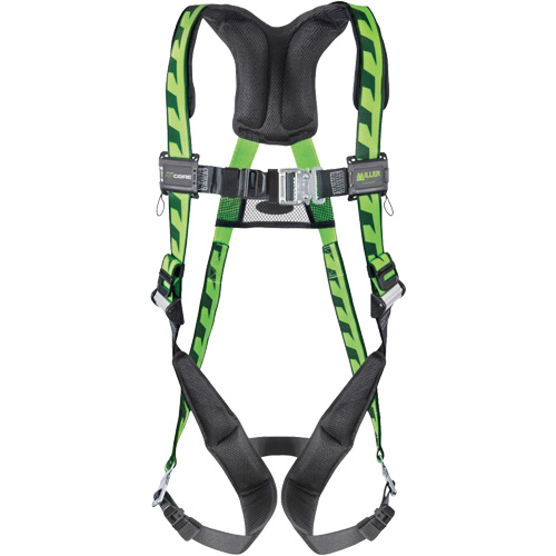 Miller AirCore Harness with Steel Hardware, CSA Certified, Class AE, Large/X-Large, 400 lbs. Cap. Helyx Safety & Industrial Supplies