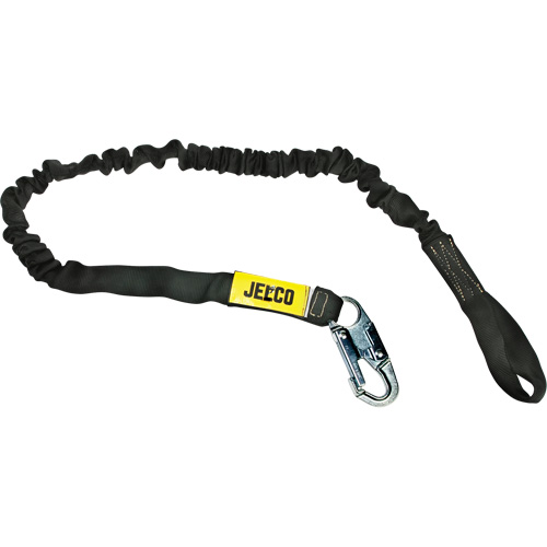 Arc Flash Shock Absorbing Lanyard, 6', Locking Snap Hook Center, Choke-Off Loop Leg Ends, Nylon Helyx Safety & Industrial Supplies