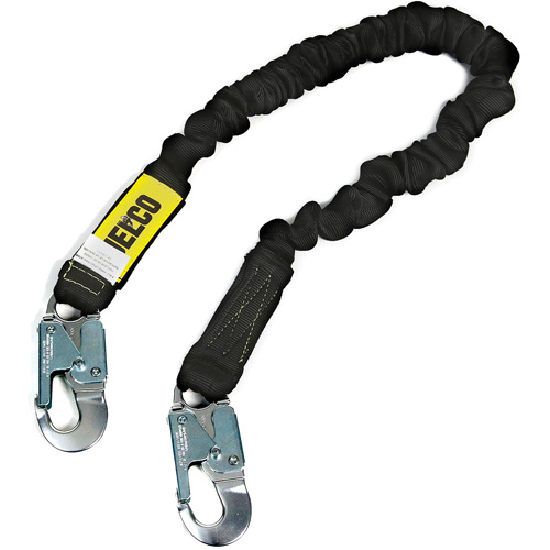 Longe r&eacute;sistant &agrave; larc &eacute;lectrique, 6', Point d'ancrage &agrave; Mousqueton verrouillable, Mousqueton verrouillable aux jambes, Nylon Helyx Safety & Industrial Supplies
