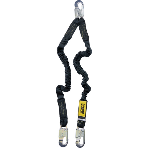 Longe r&eacute;sistant &agrave; larc &eacute;lectrique, 4', Point d'ancrage &agrave; Mousqueton verrouillable, Mousqueton verrouillable aux jambes, Nylon Helyx Safety & Industrial Supplies