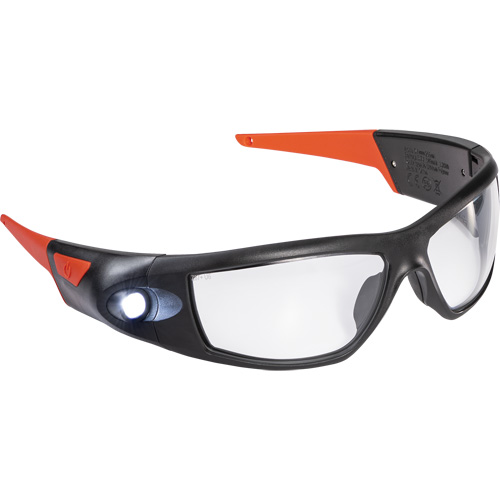 Lunettes de s&eacute;curit&eacute; &agrave; faisceau d'inspection rechargeable SPG500, Lentille Transparent, ANSI Z87+ Helyx Safety & Industrial Supplies