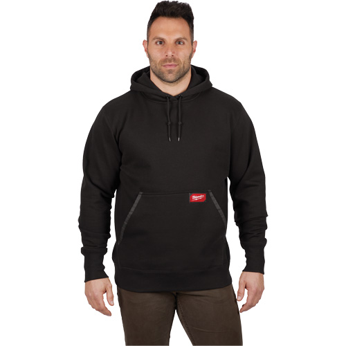 Heavy-Duty Pullover Hoodie, Men's, Small, Black Helyx Safety & Industrial Supplies