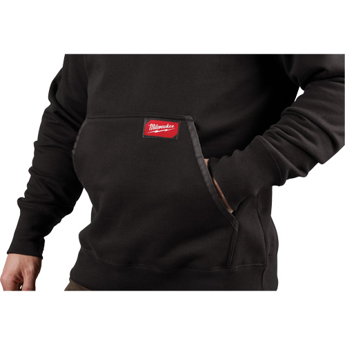 Heavy-Duty Pullover Hoodie, Men's, Small, Black Helyx Safety & Industrial Supplies