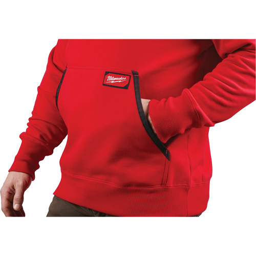 Heavy-Duty Pullover Hoodie, Men's, Small, Red Helyx Safety & Industrial Supplies
