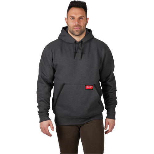 Heavy-Duty Pullover Hoodie, Men's, Small, Grey Helyx Safety & Industrial Supplies