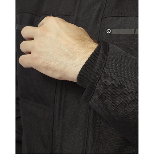 Blouson classique GridIron, Hommes, Petit, Noir Helyx Safety & Industrial Supplies