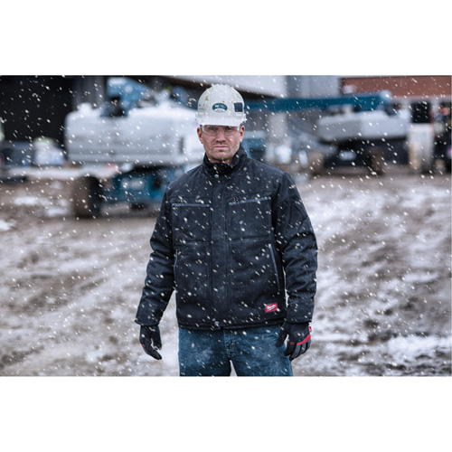 Blouson classique GridIron, Hommes, Petit, Noir Helyx Safety & Industrial Supplies