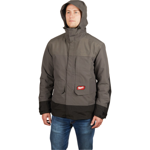 Blouson imperm&eacute;able Hydrobreak, Hommes, 3T-Grand, Gris Helyx Safety & Industrial Supplies