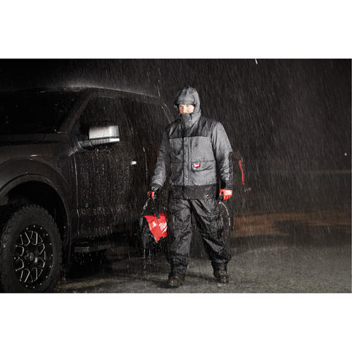 Blouson imperm&eacute;able Hydrobreak, Hommes, 3T-Grand, Gris Helyx Safety & Industrial Supplies