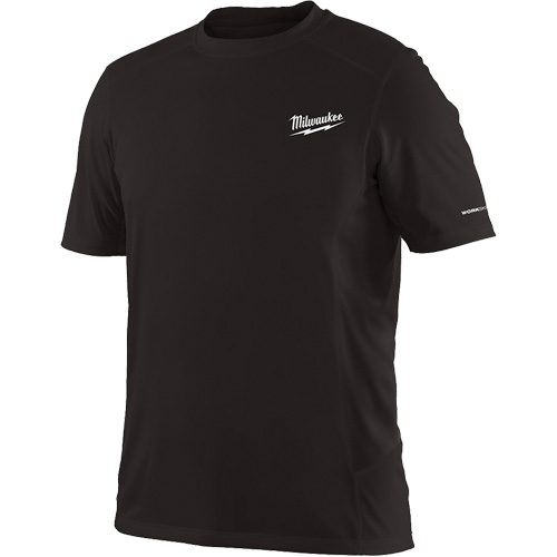 Workskin Short Sleeve Shirt, Men's, Small, Black Helyx Safety & Industrial Supplies