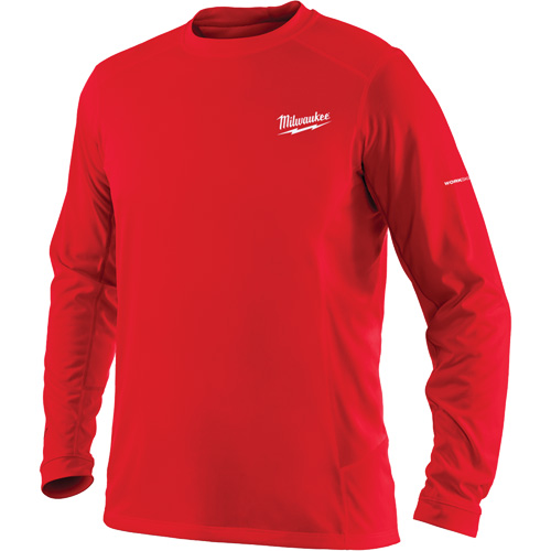 Workskin Long Sleeve Shirt, Men's, Small, Red Helyx Safety & Industrial Supplies