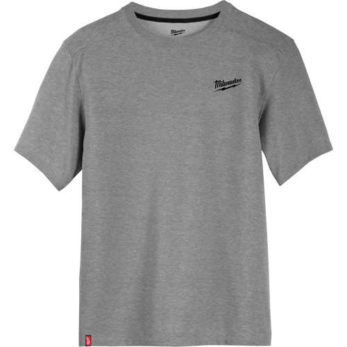 Hybrid Work Tee Shirt, Men's, Small, Grey Helyx Safety & Industrial Supplies