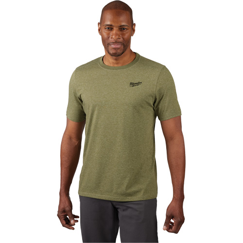 T-shirt de travail hybride, Hommes, Petit, Vert Helyx Safety & Industrial Supplies
