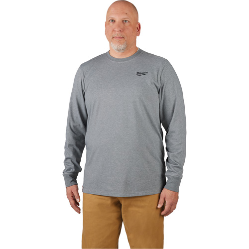 T-shirt de travail hybride, Hommes, Petit, Gris Helyx Safety & Industrial Supplies