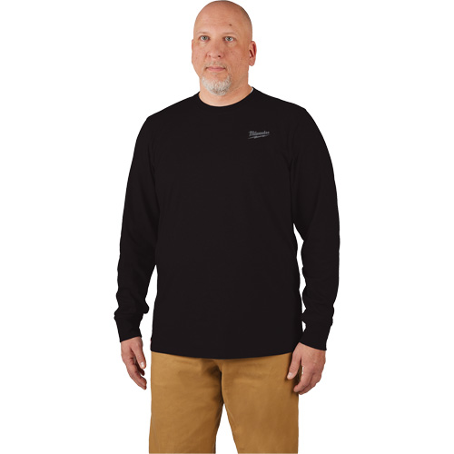 Hybrid Work Tee Shirt, Men's, Small, Black Helyx Safety & Industrial Supplies