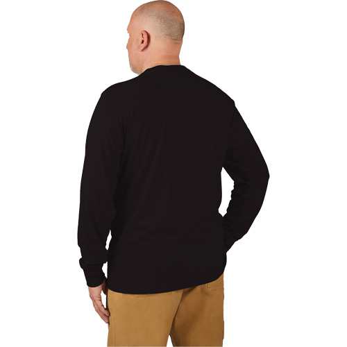 Hybrid Work Tee Shirt, Men's, Small, Black Helyx Safety & Industrial Supplies
