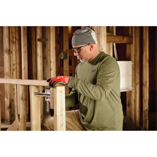 T-shirt de travail hybride, Hommes, Petit, Vert Helyx Safety & Industrial Supplies