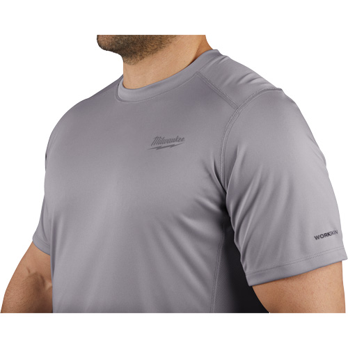 Workskin Lightweight Shirt, Men's, Small, Grey Helyx Safety & Industrial Supplies
