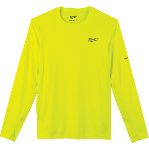 Workskin Lightweight High Visibility Shirt, Men's, Small, Yellow Helyx Safety & Industrial Supplies