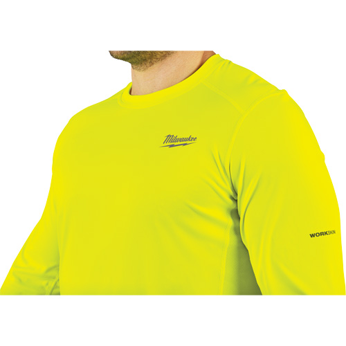 Workskin Lightweight High Visibility Shirt, Men's, Small, Yellow Helyx Safety & Industrial Supplies