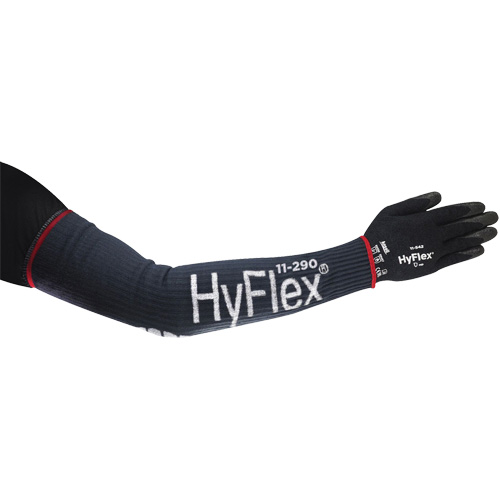 HyFlex&reg; Narrow High Cut Compression Sleeve, 18", Kevlar&reg;/Polyamide/Spandex/Stainless Steel, Blue Helyx Safety & Industrial Supplies