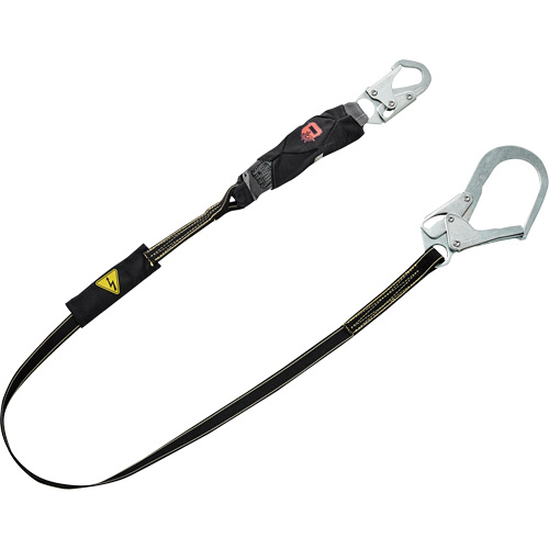 V-Series Welding Shock Absorbing Lanyard, 6', Snap Hook Center, Snap Hook Leg Ends, Kevlar&reg;/Nomex&reg; Helyx Safety & Industrial Supplies