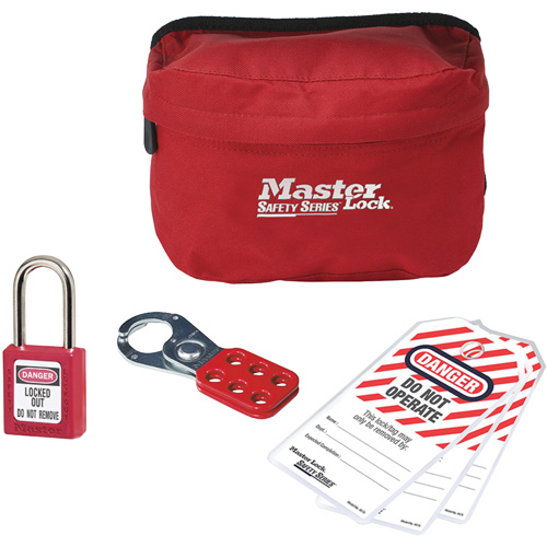 Personal Lockout Kit with Zenex Thermoplastic Padlock, 6 Components Helyx Safety & Industrial Supplies
