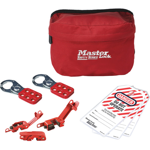Trousse de cadenassage de base sans cadenas, Ensemble &eacute;lectrique, 8 composants compris Helyx Safety & Industrial Supplies