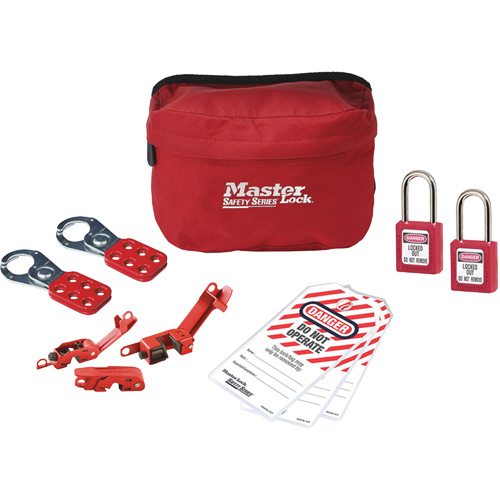 Basic Lockout Kit with Zenex Thermoplastic Locks, Electrical Kit, 11 Components Helyx Safety & Industrial Supplies