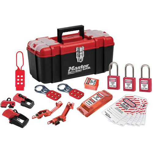 Basic Lockout Kit with Zenex Thermoplastic Locks, Electrical Kit, 20 Components Helyx Safety & Industrial Supplies
