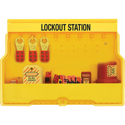 Station de cadenassage dappareils &eacute;lectriques de qualit&eacute; sup&eacute;rieure, Cadenas Aucune, Capacit&eacute; de 16, Cadenas Non compris Helyx Safety & Industrial Supplies
