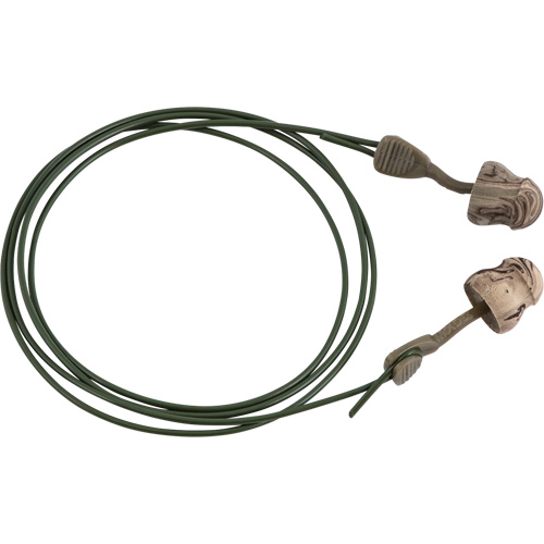 Glide&reg; Camo Foam No-Roll Twist-In Earplugs, Bulk - Box, Corded Helyx Safety & Industrial Supplies