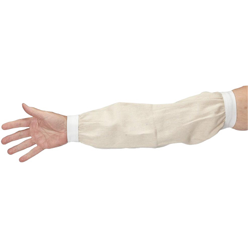 Sleeves, 18", Cotton, White Helyx Safety & Industrial Supplies