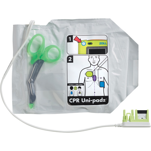 &eacute;lectrodes RCR pour adultes & enfants Uni-Padz, Zoll AED 3 Pour, Classe 4 Helyx Safety & Industrial Supplies