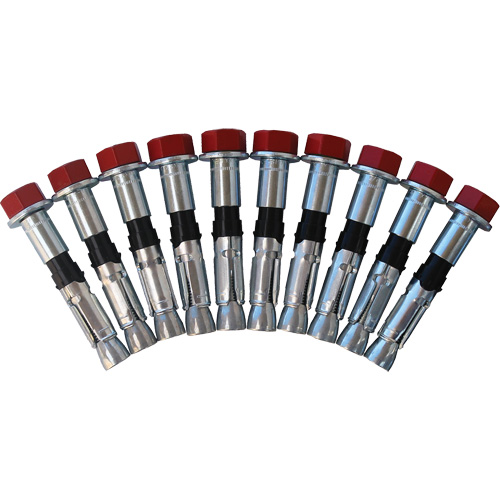 Replacement Bolt Kit for Concrete D-Ring Anchors, Bolt-On, Permanent/Temporary Use Helyx Safety & Industrial Supplies