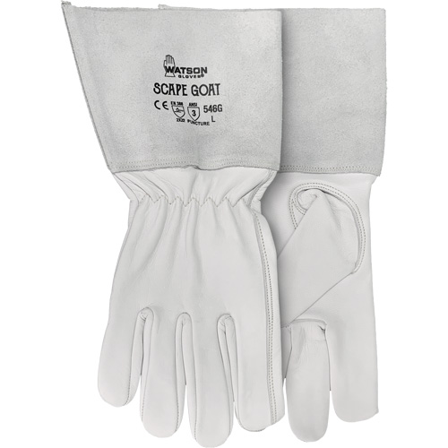 546G Scape Goat Gloves, Small, Grain Goatskin Palm Helyx Safety & Industrial Supplies