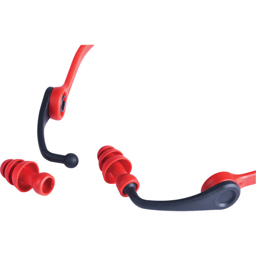 Replacement Banded Flanged Ear Plugs, 25 dB NRR, One-Size Helyx Safety & Industrial Supplies