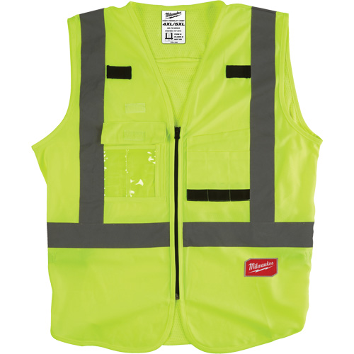 Safety Vest, High Visibility Lime-Yellow, Medium/Small Helyx Safety & Industrial Supplies