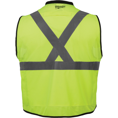 Performance Safety Vest, High Visibility Lime-Yellow, Large/X-Large Helyx Safety & Industrial Supplies