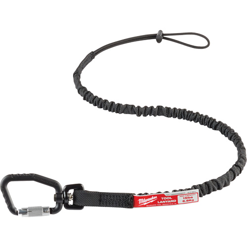 Locking Tool Lanyard, Bungee, Carabiner/Loop Helyx Safety & Industrial Supplies