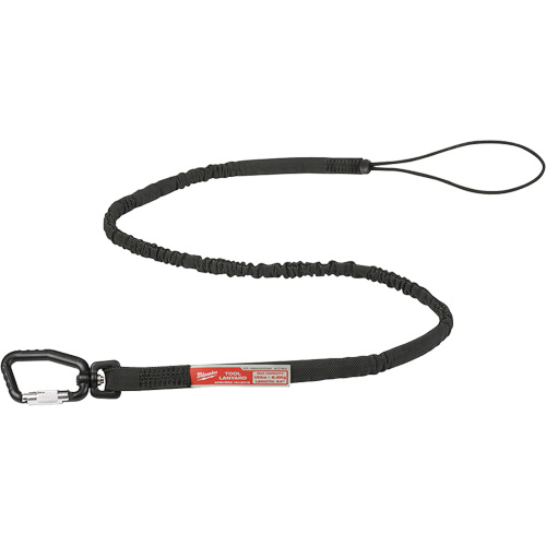 Longe verrouillable pour outils &agrave; port&eacute;e &eacute;tendue, Tendeur, Mousqueton/boucle Helyx Safety & Industrial Supplies