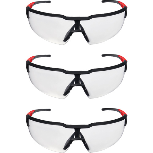 Safety Glasses, Clear Lens, Anti-Scratch, ANSI Z87+/Meets/Exceeds CSA Z94.3 Helyx Safety & Industrial Supplies