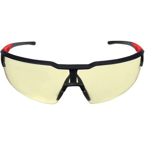 Safety Glasses, Yellow Lens, Anti-Scratch, ANSI Z87+/Meets/Exceeds CSA Z94.3 Helyx Safety & Industrial Supplies