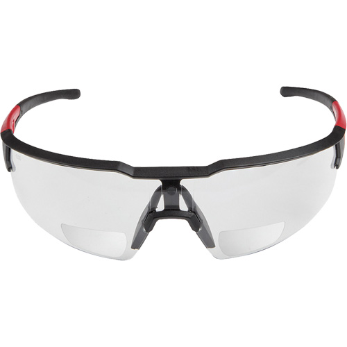 Magnified Safety Glasses, Anti-Scratch, Clear, 1.0 Diopter Helyx Safety & Industrial Supplies